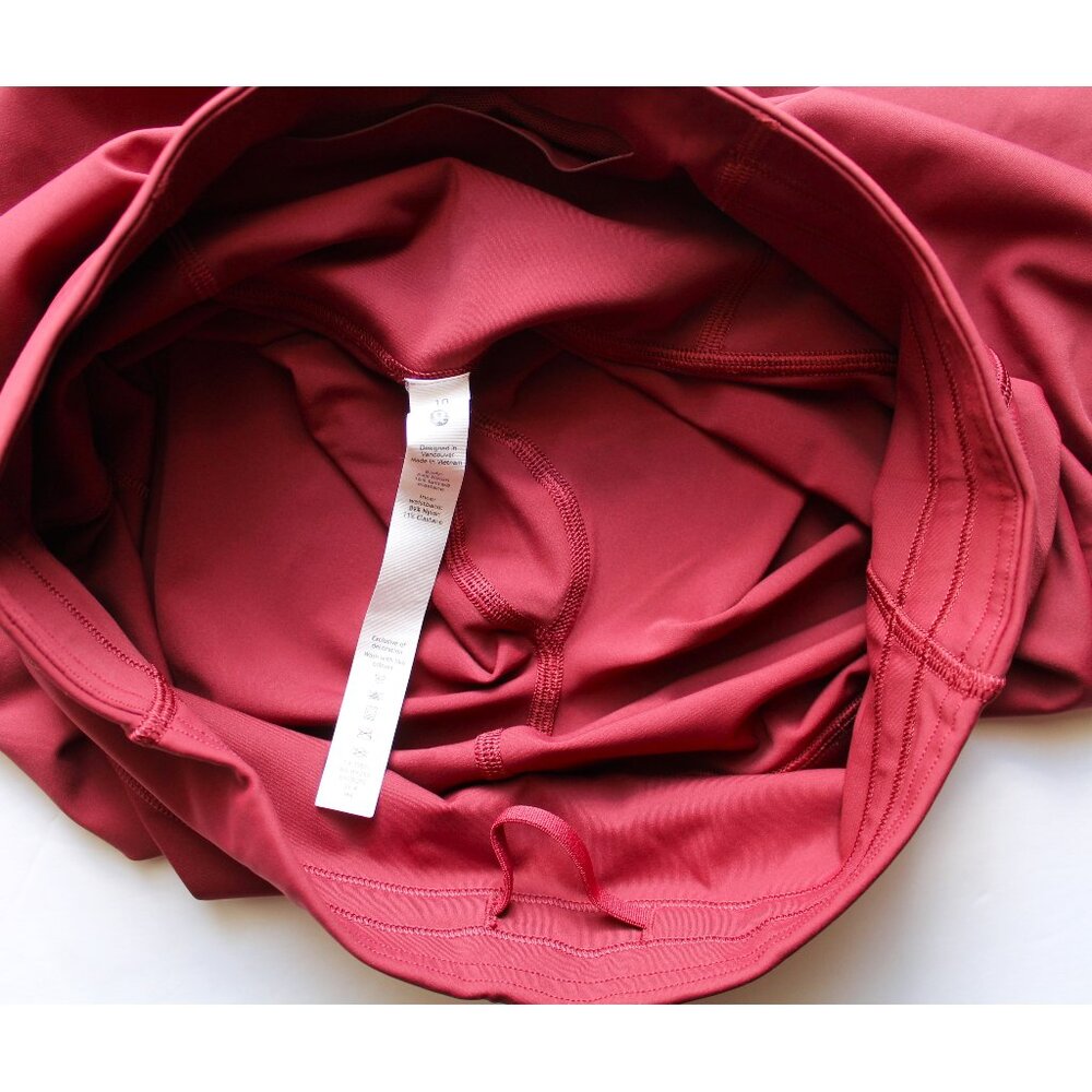 Lululemon Base Pace High-Rise Short 8" / Size 10 / Mulled Wine Run Nulux - Picture 7 of 8